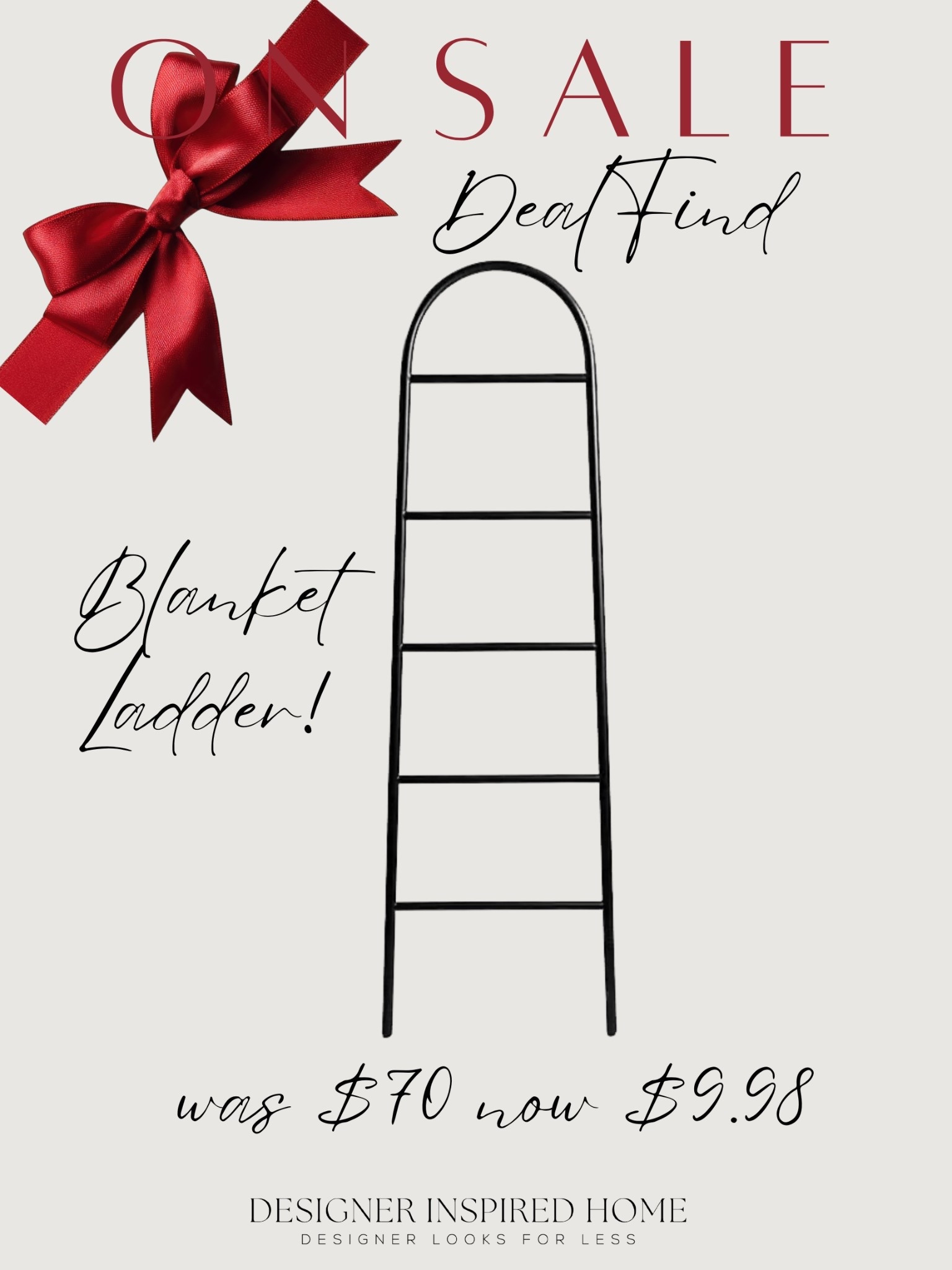 Incredible deal on this blanket ladder! This will sell out! 

#LTKFindsUnder50 #LTKHome #LTKSaleAlert