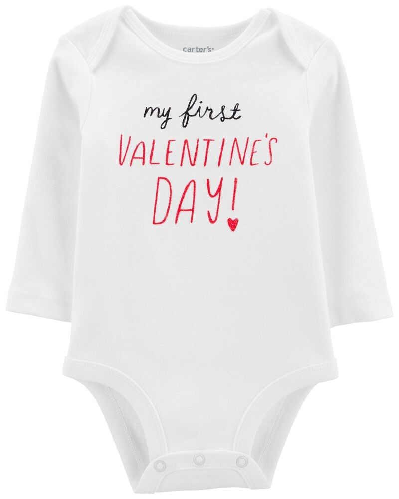 My First Valentine's Day Bodysuit | Carter's