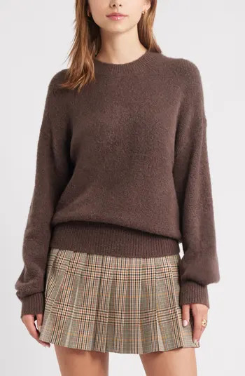 Open Edit Cozy Crewneck Sweater | Nordstrom | Nordstrom