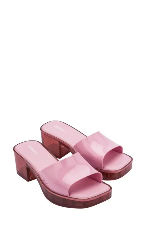 Melissa Shape Slide Sandal in Pink at Nordstrom, Size 7 | Nordstrom
