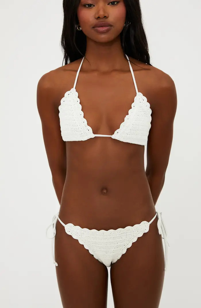 Winona Scalloped Bikini Top | Nordstrom
