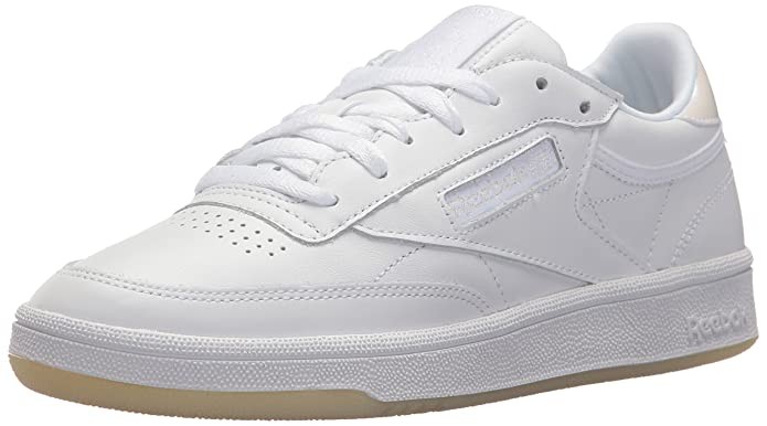 Reebok Women's Club C 85 LTHR Sneaker | Amazon (US)