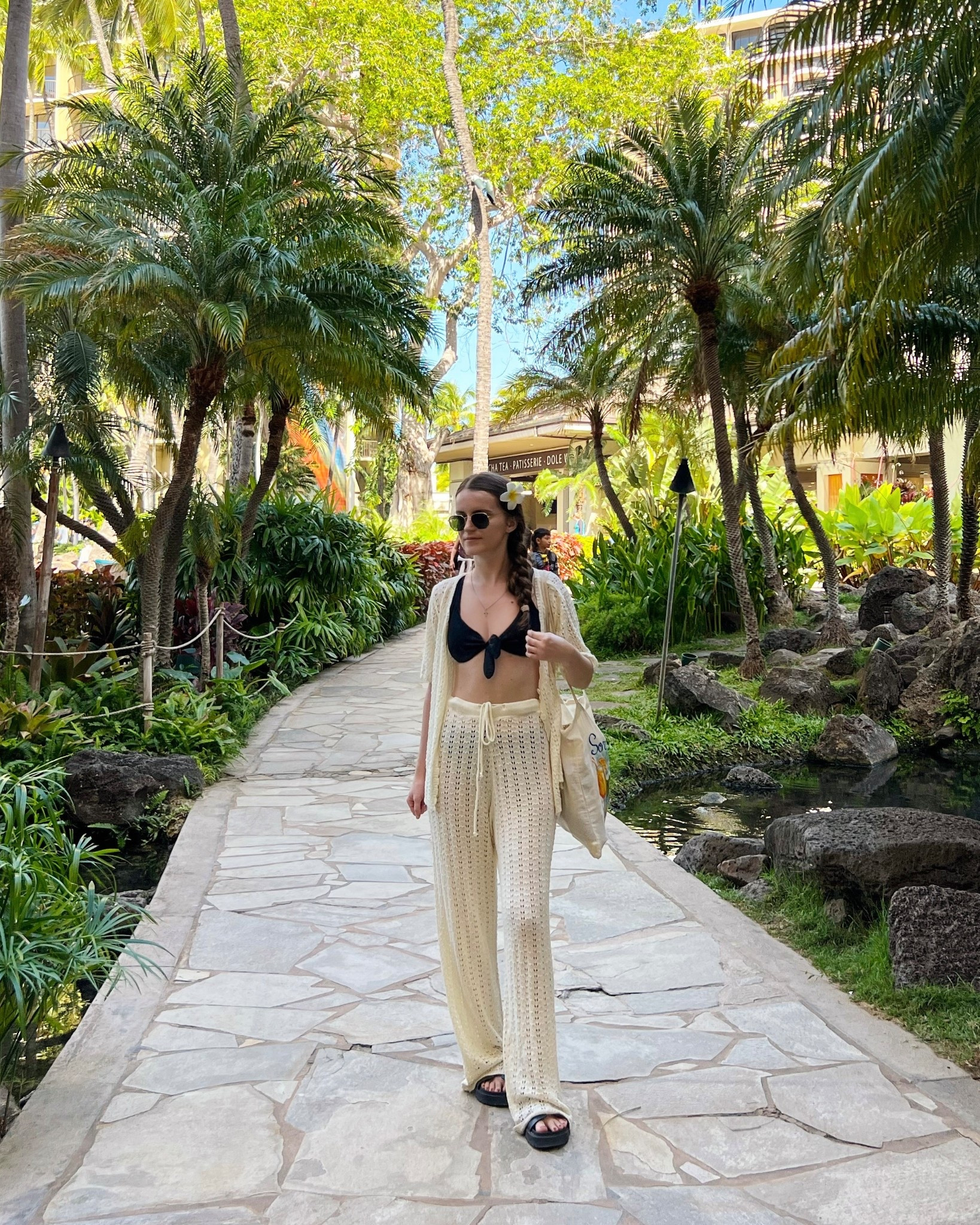 This crochet pants and button up set is the perfect lightweight coverup for your next vacation. Paired with a black bikini, platform sandals, a tote bag, floral hair clips, and sunglasses for the ultimate resort wear outfit. Perfect for tropical getaways, poolside lounging, or a chic beach day.
.
.
.
.
.
Resort wear 2025 | resort outfits | vacation outfits | crochet cover up | crochet top | crochet pants | crochet set | beach outfit | beach cover up | bikini cover up | pool outfit | swim coverup | bikini set | bikini swimwear | bikini 2025 | black bikini | bathing suits | swimsuits 2025 | Amazon fashion | Amazon outfits | outfit inspo | outfit ideas | spring outfits | summer sandals | black sandals | beach sandals | casual sandals | comfy sandals | beach bag | beach tote 

#LTKSeasonal #LTKSwim #LTKPetite #LTKU #LTKSaleAlert #LTKFindsUnder50 #LTKFindsUnder100 #LTKStyleTip #LTKTravel #LTKShoeCrush #LTKItBag