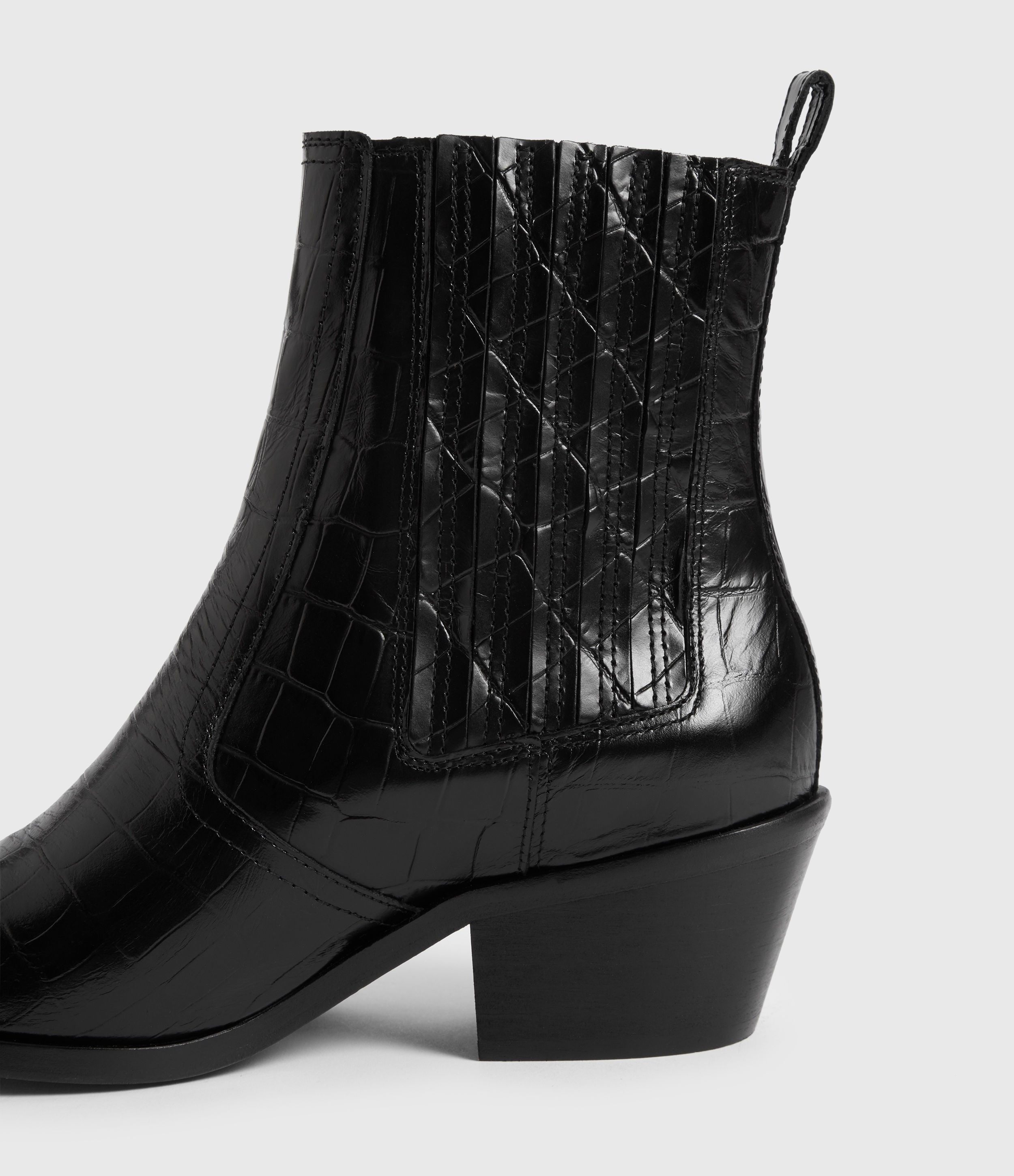 Miriam Crocodile Boot | AllSaints (UK)