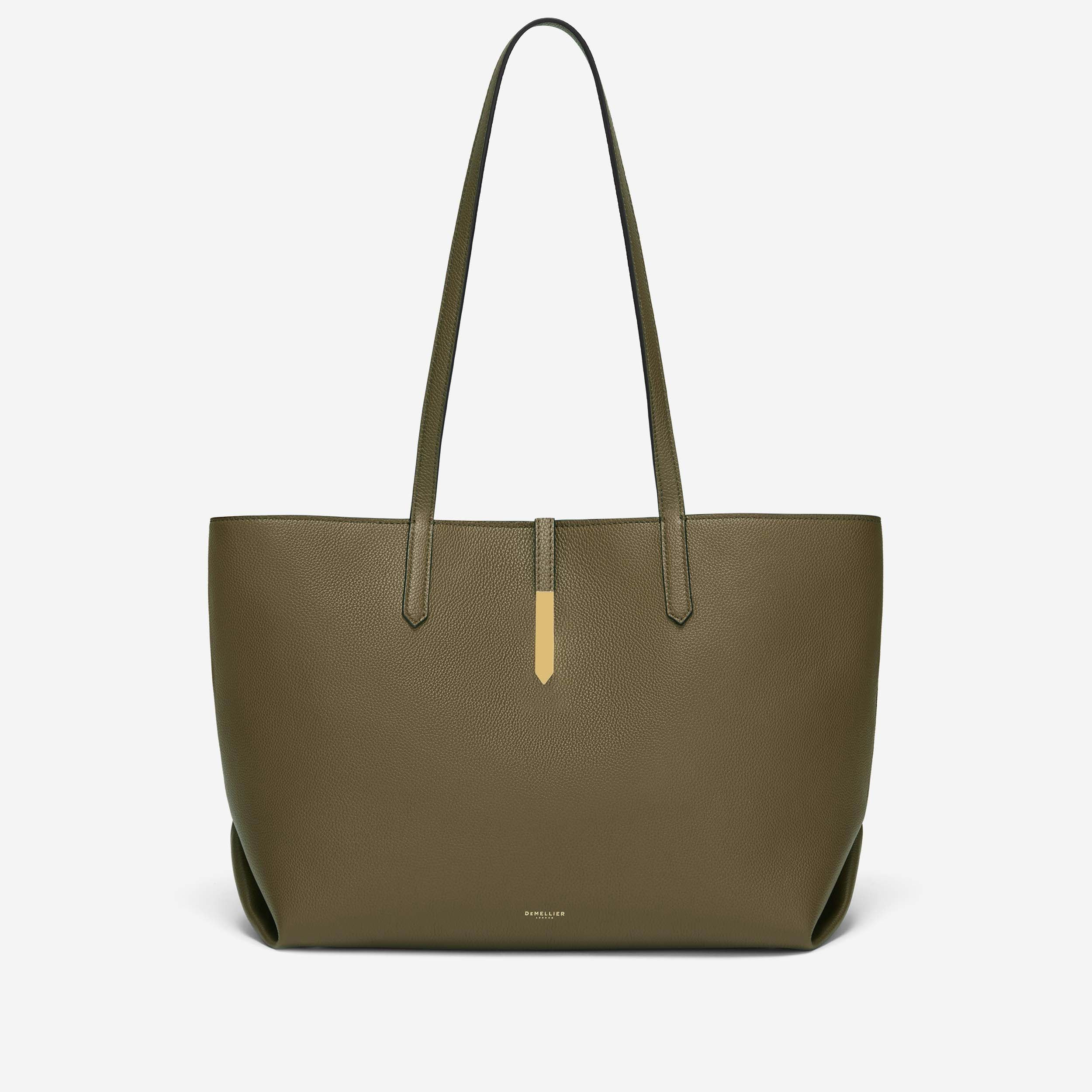 The Tokyo Tote | Olive Small Grain | DeMellier | DeMellier