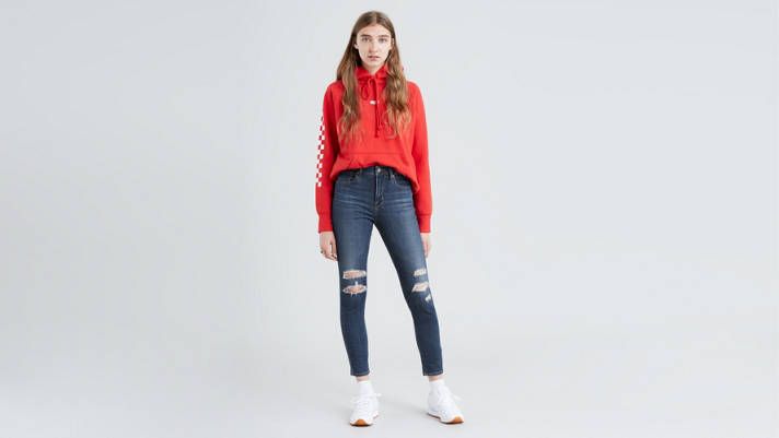 721 High Rise Ankle Skinny Ripped Women's Jeans | LEVI'S (US)