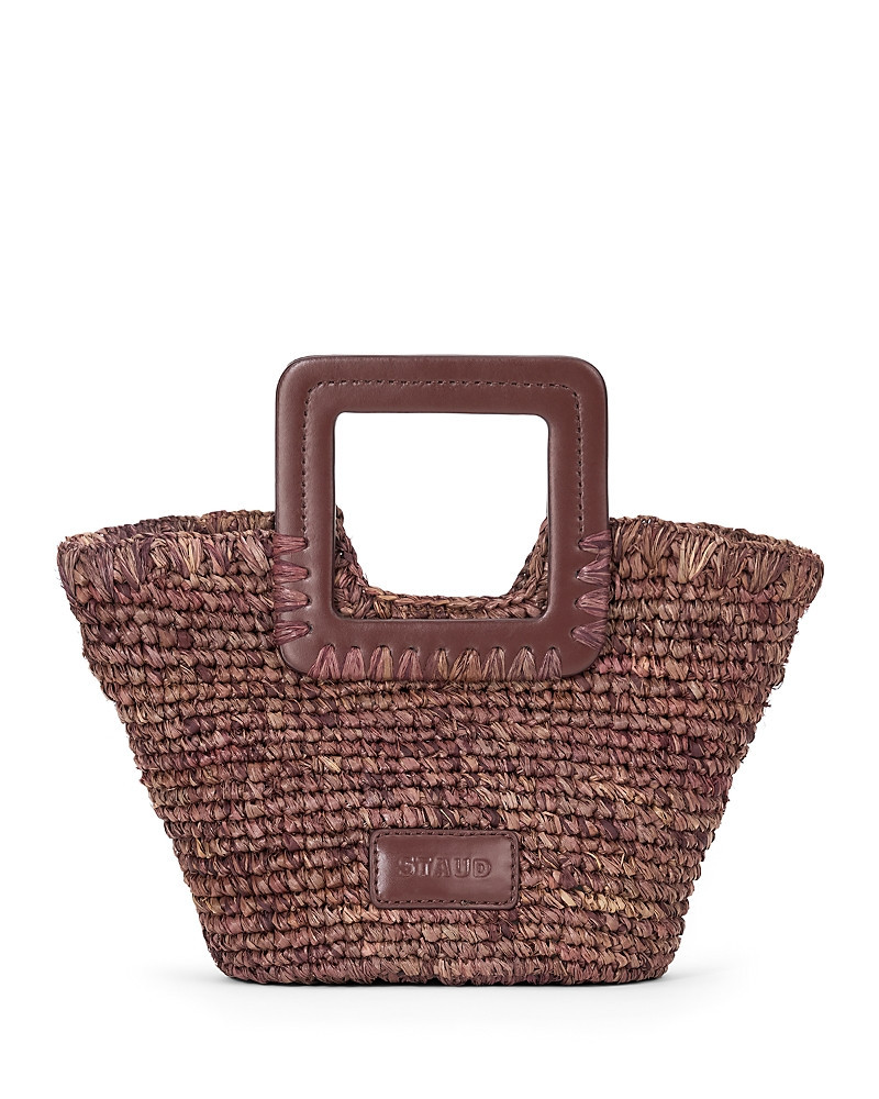 Staud Shirley Raffia Mini Bucket Bag | Bloomingdale's (US)
