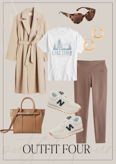 Casual fall outfit idea. I love YPB leggings and Abercrombie graphis tees. 

#LTKstyletip #LTKSeasonal #LTKtravel