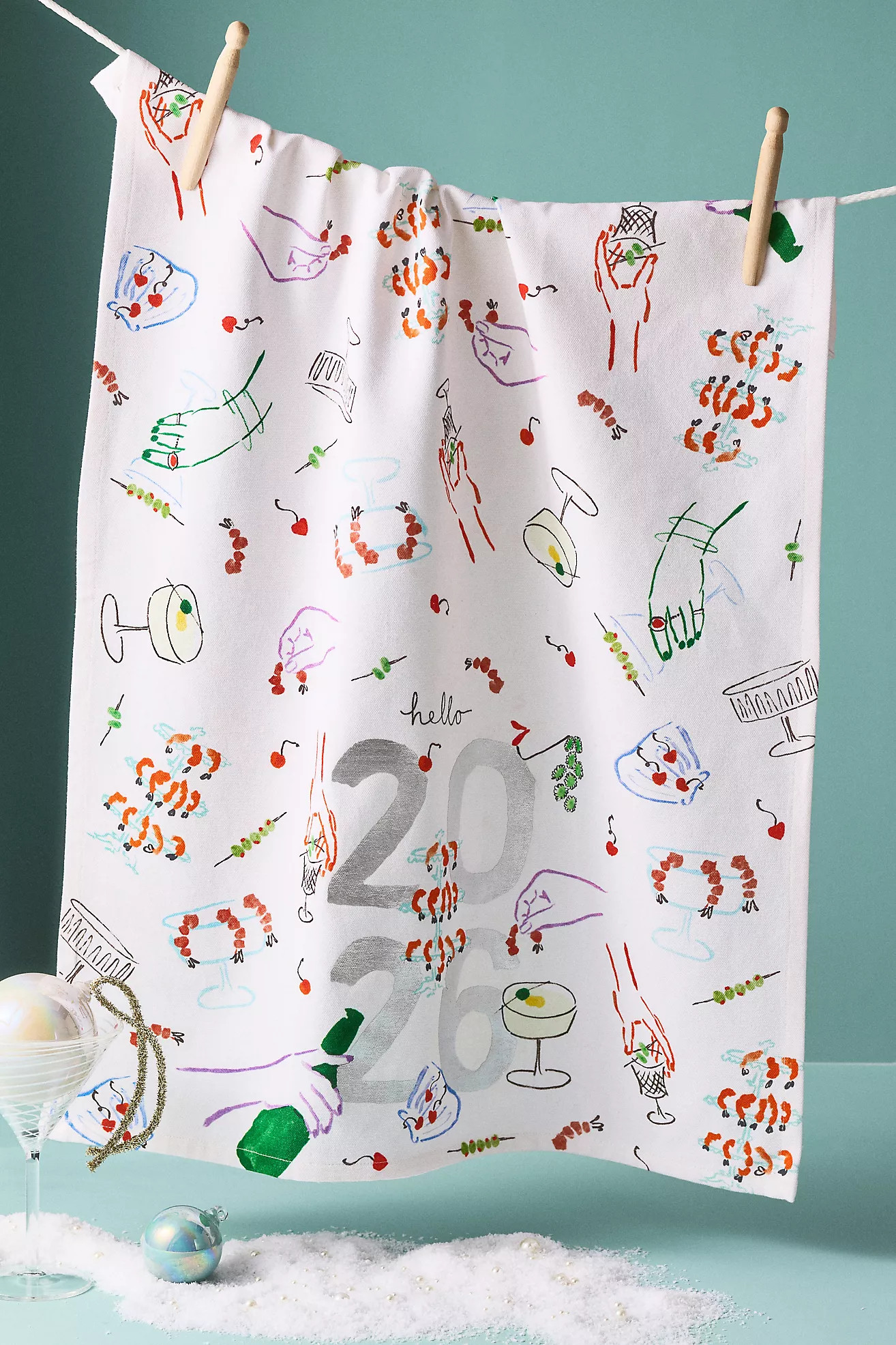 Phthalo Ruth 2026 Dish Towel | Anthropologie (US)