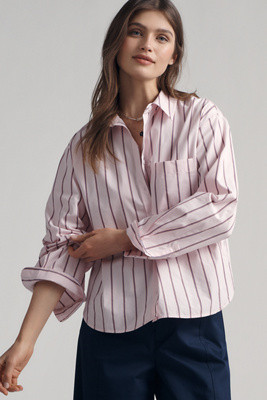 The Shrunken Bennet Buttondown Shirt by Maeve | Anthropologie (US)