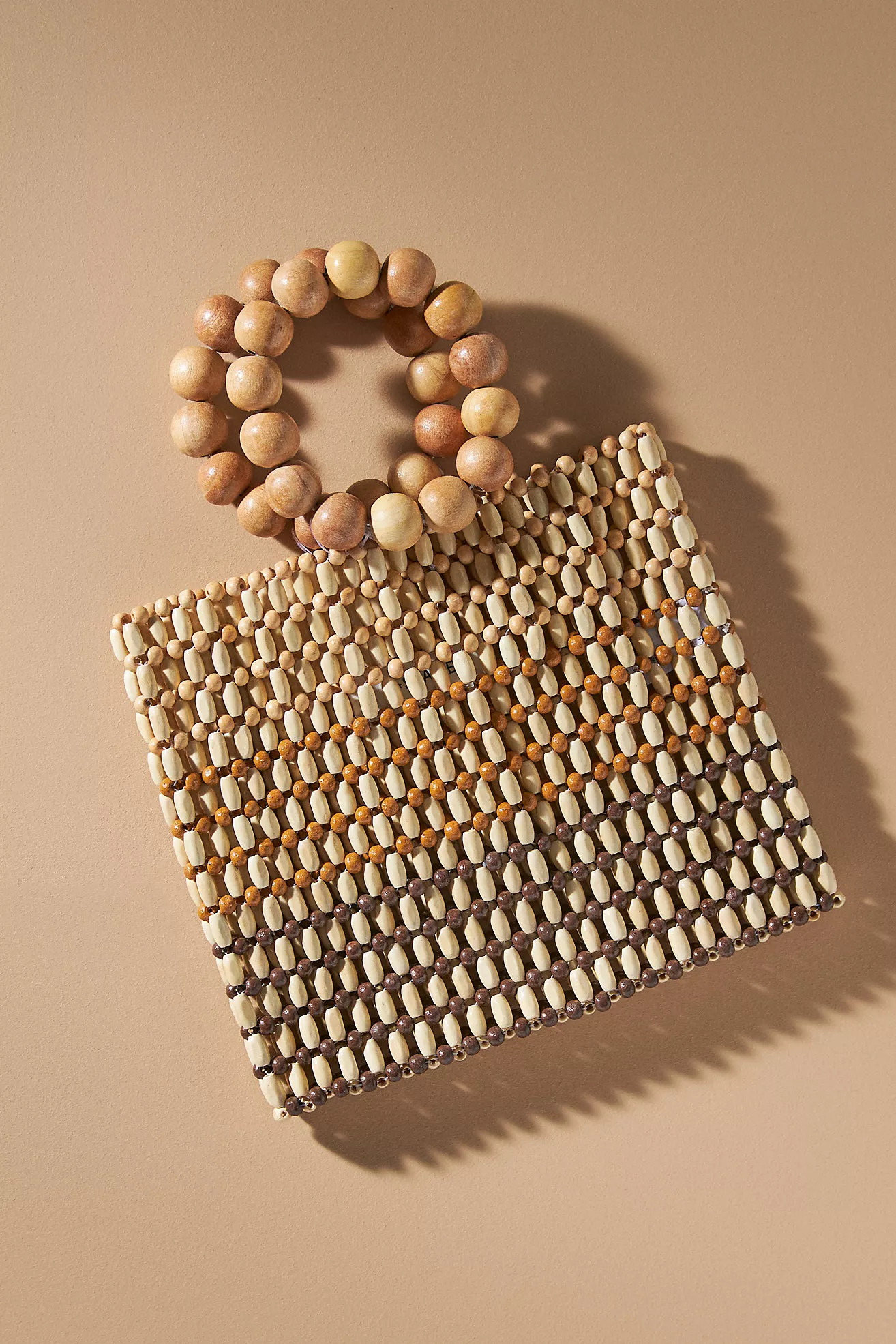 LSPACE Riley Wood Bead Bag | Anthropologie (US)