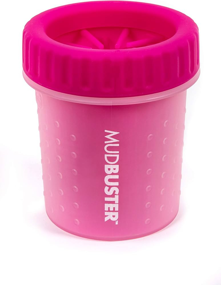 Dexas MudBuster Portable Dog Paw Cleaner, Small, Pink, PW700233 | Amazon (US)