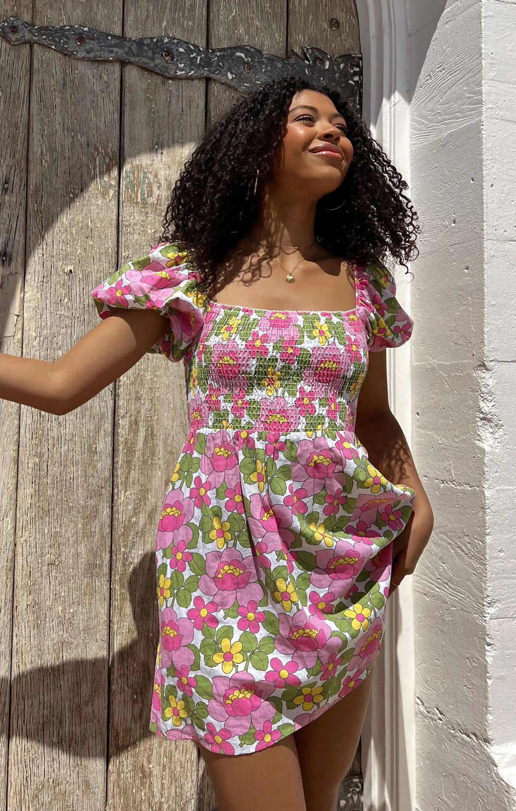 Bixby Mini Dress ~ Fresh Floral | Show Me Your Mumu