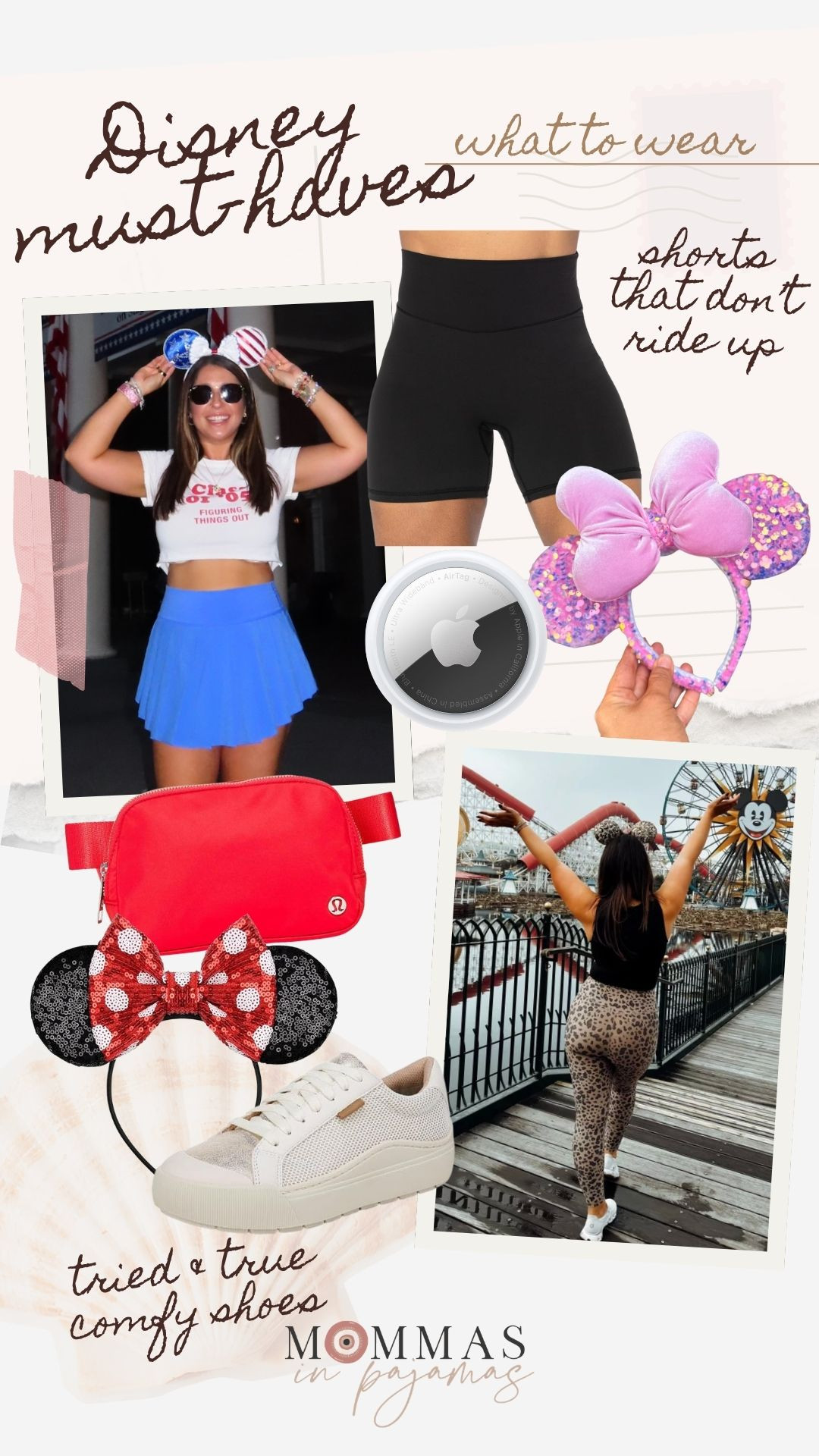 As a seasoned Disney visitor, here are some of my Disney must-haves! Comfy clothes, shoes, and a belt bag are a must. And don't forget the Micky Minnie Mouse ears! These shoes are the only shoes I'll wear (my yearly best sellers!) because I can walk all day without any discomfort. Tried & true! Disney outfit, petite friendly outfits, USA patriotic outfit 

 #LTKmomlife #LTKSeasonal #LTKPetite
