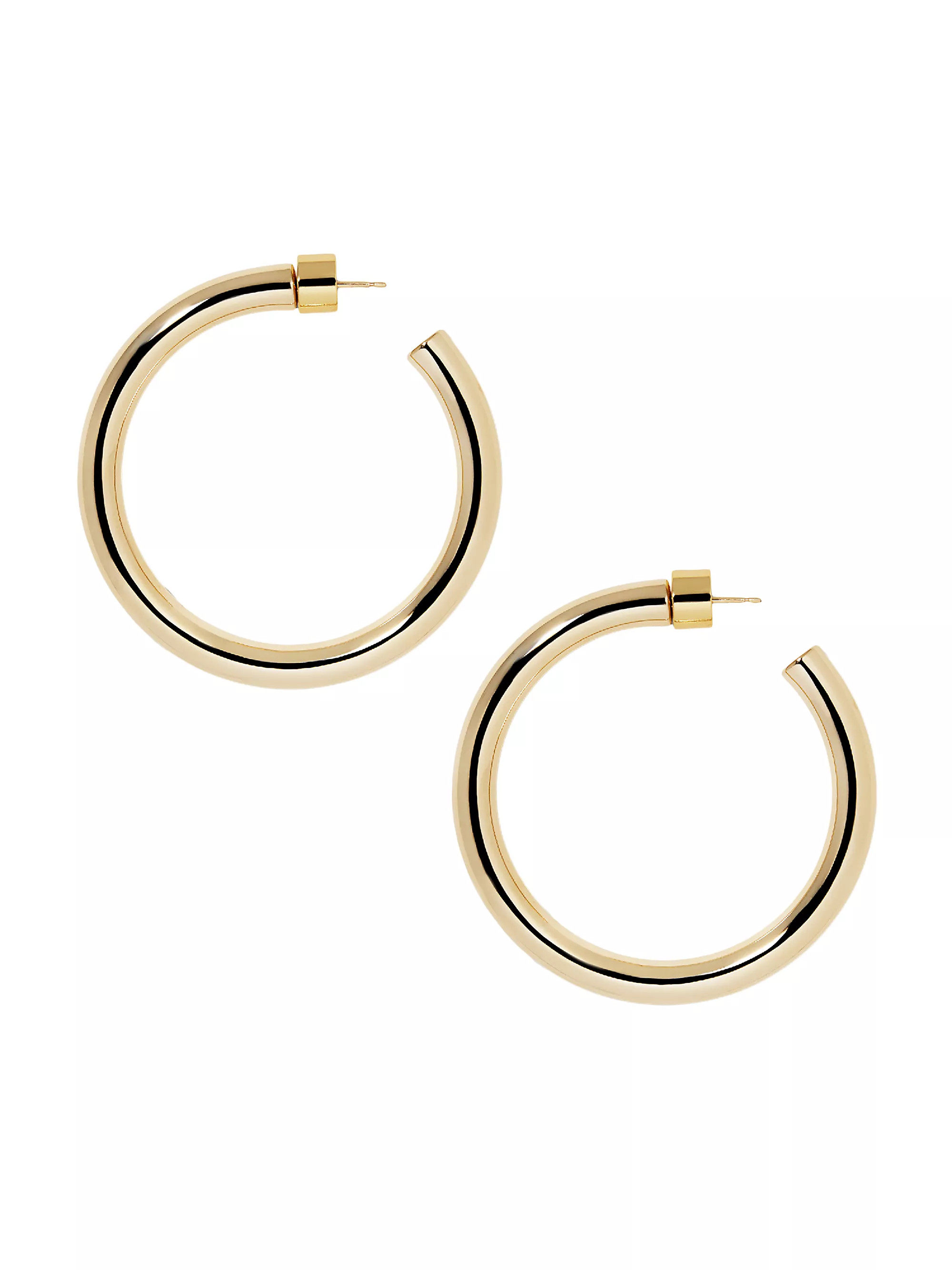 Natasha 10K Gold Huggies Earrings | Saks Fifth Avenue