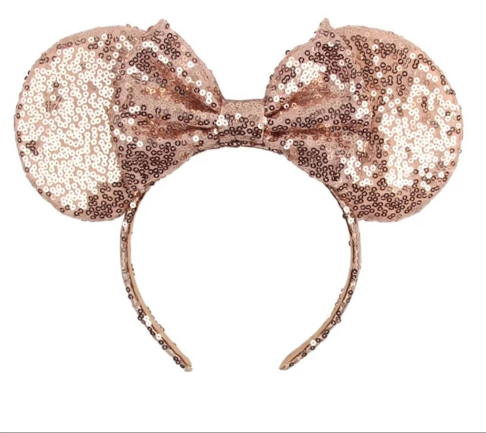 Rose Gold 4 Sequin Mickey Minnie Ears / Rose Gold Minnie - Etsy | Etsy (US)