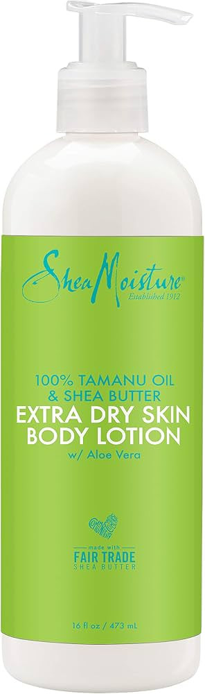 SheaMoisture Body Lotion 100% Tamanu Oil For Extra Dry Skin Body Lotion With Shea Butter 16oz | Amazon (US)