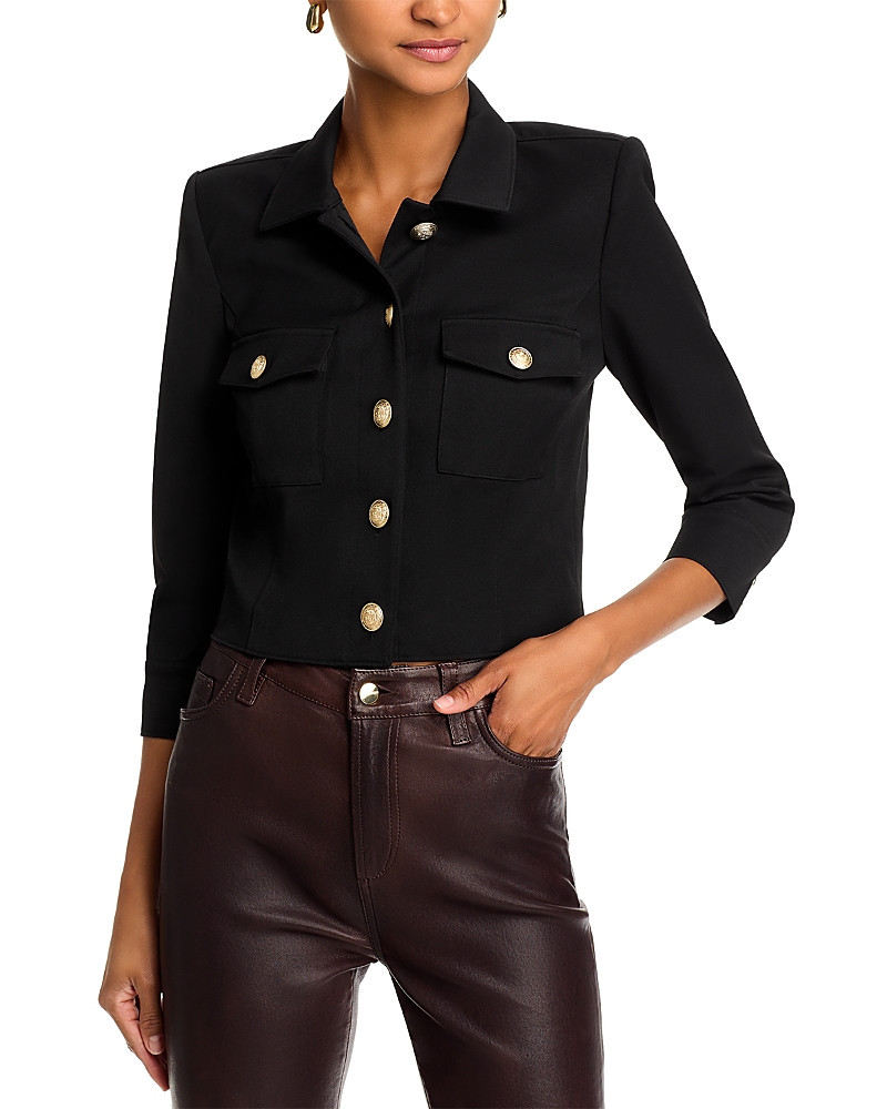 L'Agence Kumi Button Front Crop Jacket | Bloomingdale's (US)