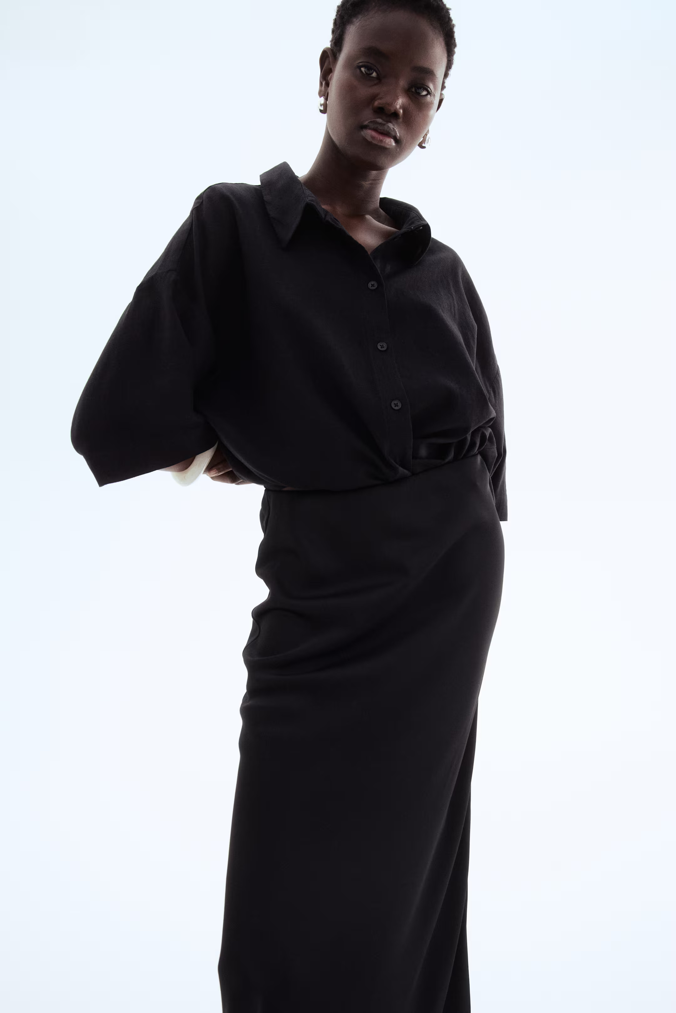 Satin slip skirt | H&M (UK, MY, IN, SG, PH, TW, HK)