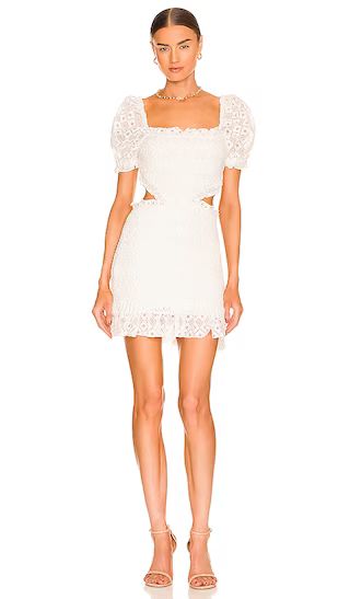 Shoreline Mini Dress in White | Revolve Clothing (Global)
