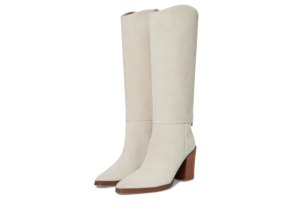 Franco Sarto Jasmine Women's Boots Wool White Suede : 8.5 M, Leather | Zappos