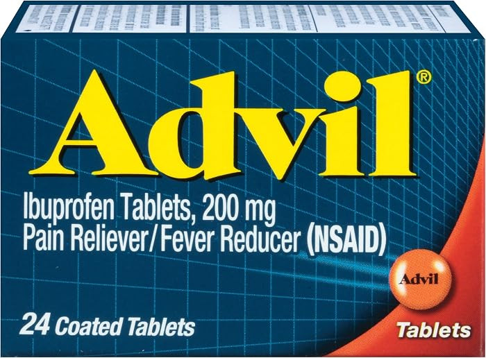 Advil Tablets, Ibuprofen 200mg, Pain Relief, 24 Tablets | Amazon (US)