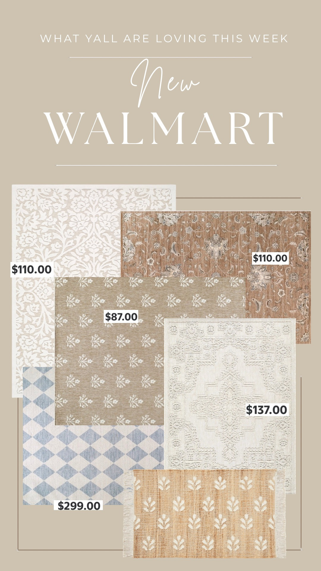 Spring indoor/outdoor area rugs for a patio refresh or living room refresh ✨




area rugs, decor inspo, spring rugs, summer rugs, decor refresh, spring refresh, patio decor, outdoor decor, living room refresh, living room inspo 

 #LTKOver40 #LTKHome