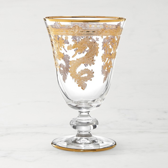 Gold Dragon Goblets | Williams-Sonoma