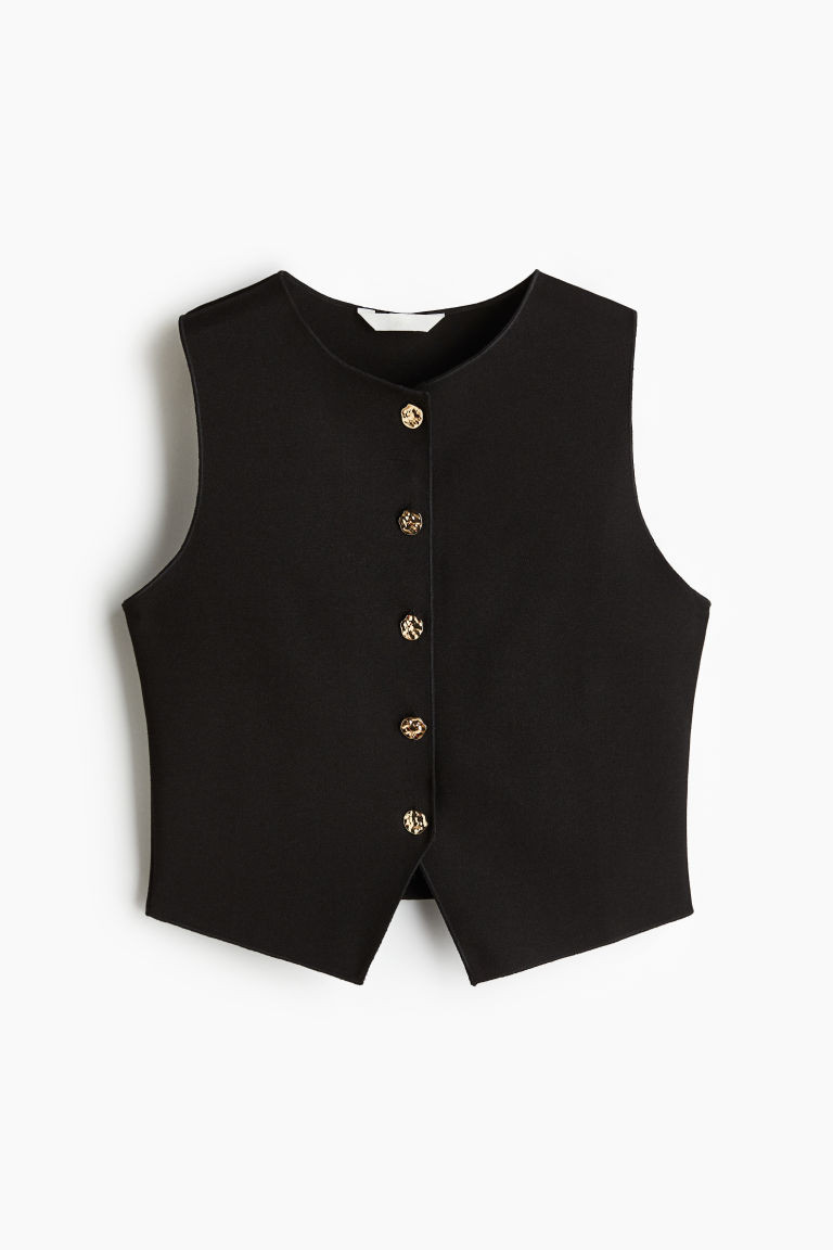 H & M - Jersey Vest - Black | H&M (US + CA)