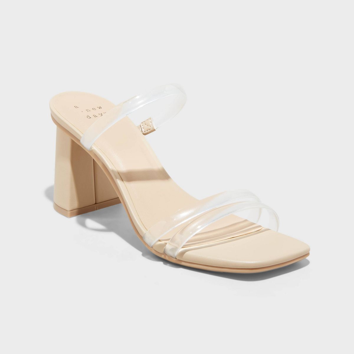 Women's Stacy Mule Heels - A New Day™ Clear 7.5 | Target