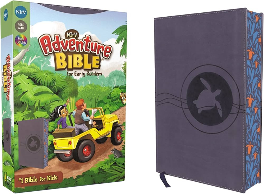 NIrV, Adventure Bible for Early Readers, Leathersoft, Blue, Full Color | Amazon (US)