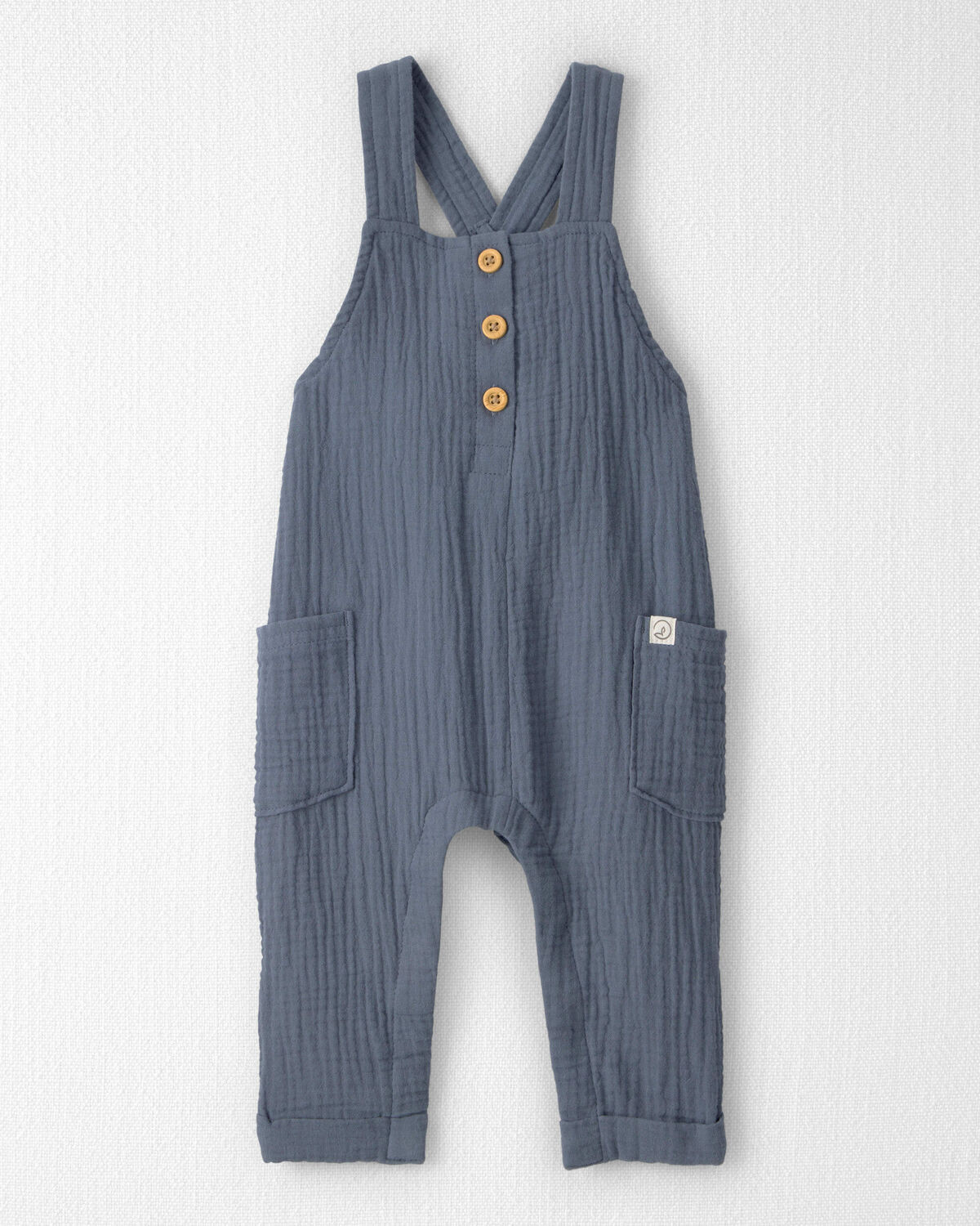 Baby Organic Cotton Gauze Overalls | Carter's Inc