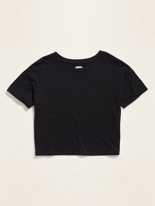 Loose-Fit Short-Sleeve Crop Tee for Women | Old Navy (US)