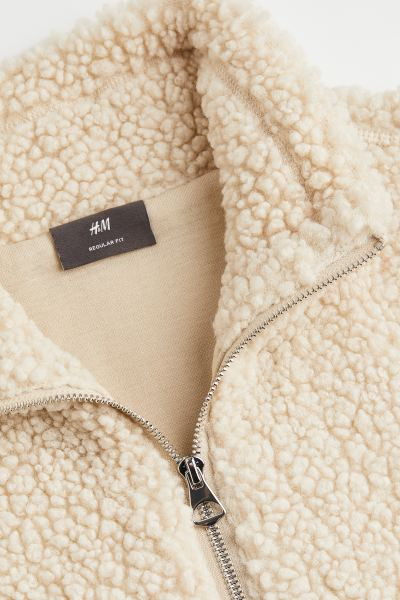 Regular Fit Teddy Fleece Jacket | H&M (US + CA)