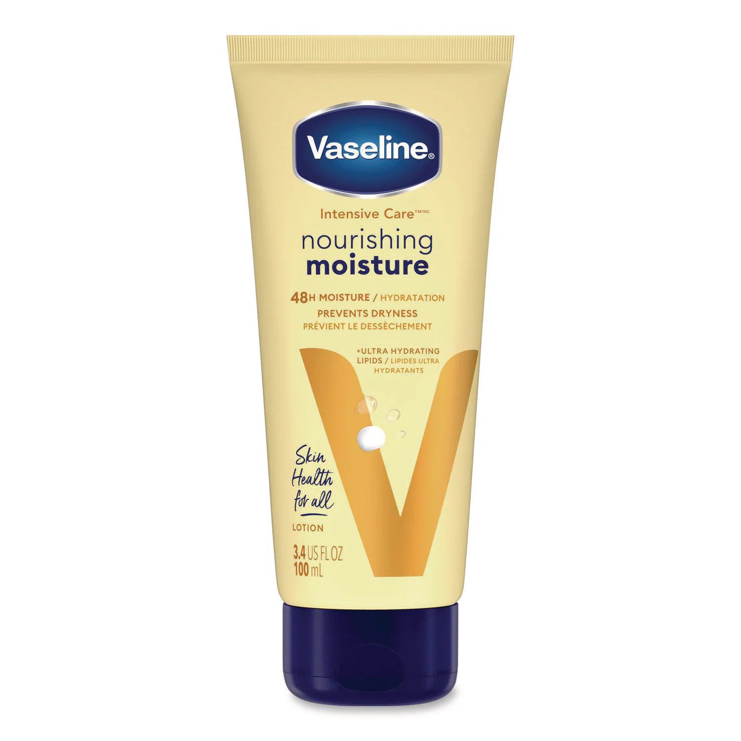 Vaseline Intensive Care Nourishing Moisture Body Lotion 3.4 oz Squeeze Tube | ESNUNI04448EA | Lowe's