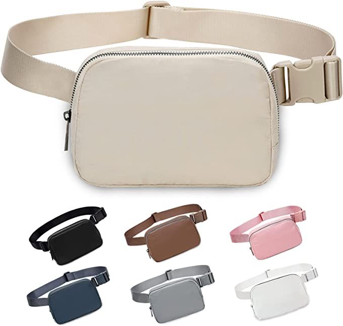 Amazon.com | Belt Bag for Women and Men, Fashionable Fanny Packs for LuLu Waist Bag Lemon Bags, E... | Amazon (US)