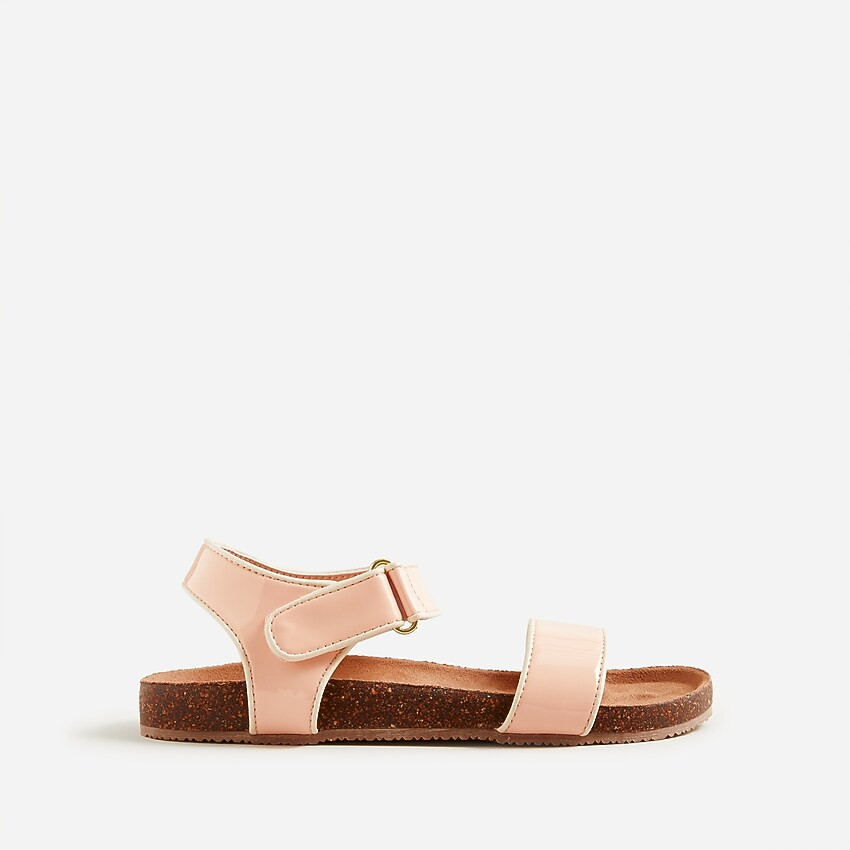 Girls' strappy patent-leather sandals | J. Crew US