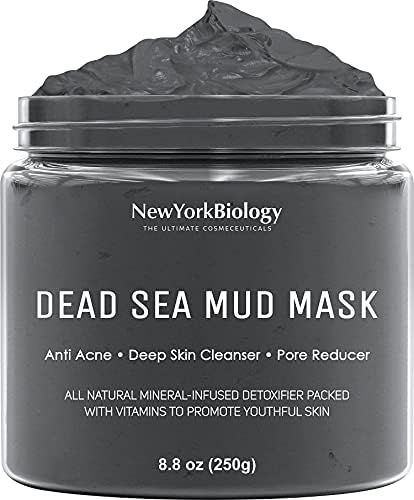 New York Biology Dead Sea Mud Mask for Face and Body - Spa Quality Pore Reducer for Acne, Blackheads | Amazon (US)