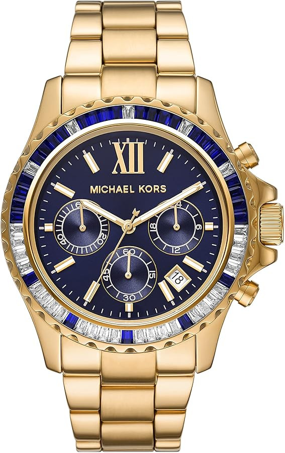 Michael Kors Everest Chronograph Gold-Tone Stainless Steel Women's Watch (Model: MK6971) | Amazon (US)