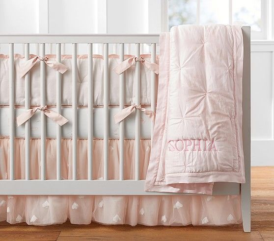Monique Lhuillier Sateen Ethereal Butterfly Baby Bedding | Pottery Barn Kids