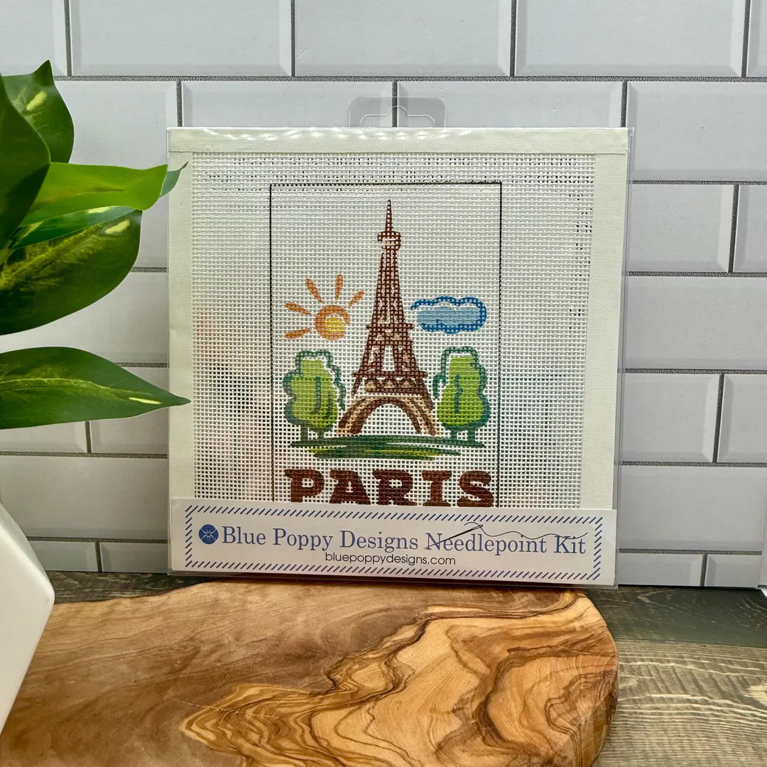 Paris Eiffel Tower Needlepoint Kit - Etsy | Etsy (Global)