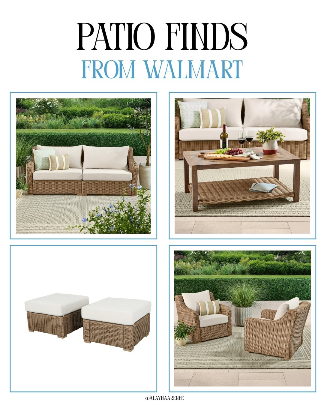 new patio/outdoor furniture from Walmart!! 

#LTKHome #LTKSpringSale #LTKSeasonal