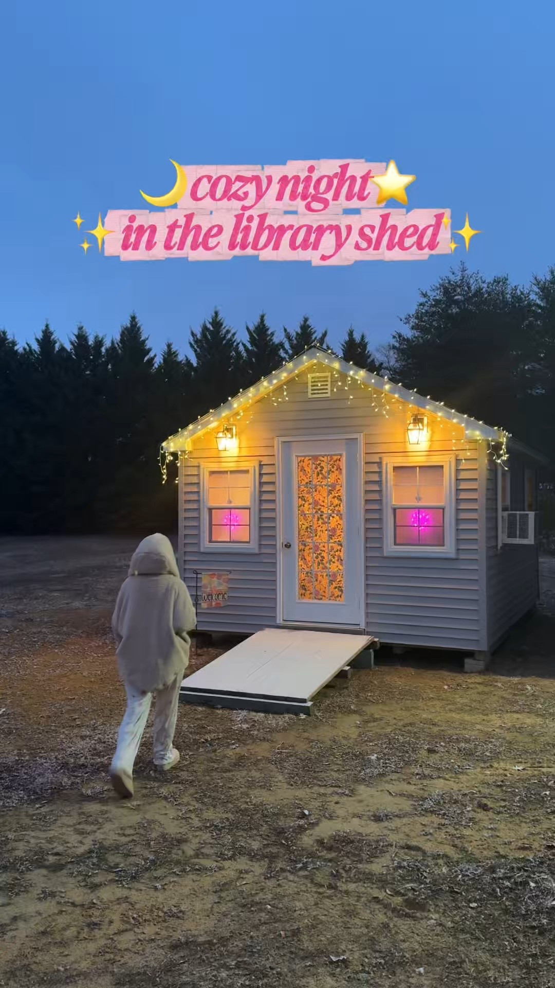come spend another cozy night in the library shed with me📖💖
✨outfit details & decor linked here✨
💗more shed finds are on my Amazon storefront!

#LTKdayinmylife #LTKHome #LTKvlog