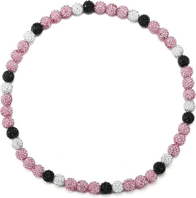 Baseball Beaded Chain Necklace for Men,Bling Ice Collection Baseball Necklace Gifts for Boys,Diam... | Amazon (US)