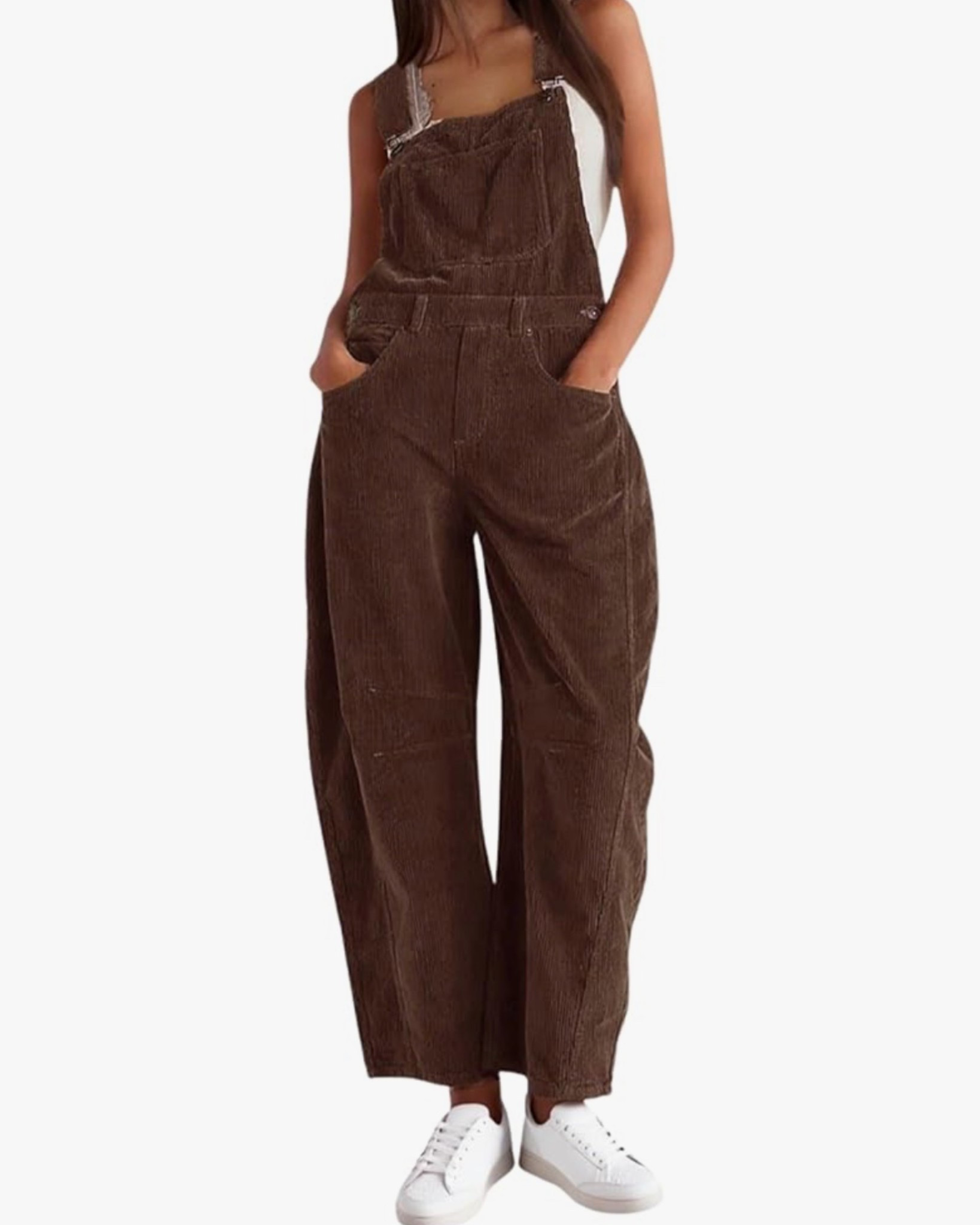 AMEBELLE Corduroy Overalls for Women Barrel Wide Leg Bib Corduroy Pants Women Adjustable Romper Jumpsuit with Pockets

#LTKU #LTKGiftGuide #LTKootd