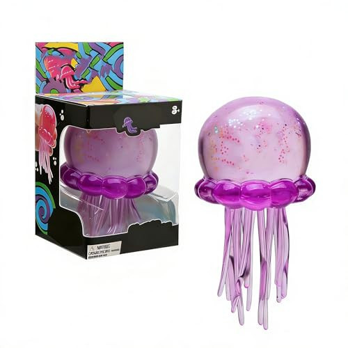 Nee doh Jellyfish Squeeze Toys, Drop Malt Sugar Balls Relieve Stress, Sensory Toy with a Super Solid Squish for Adult, Squishy Ultra Squishy and Moldable Slow Rise (#Purple) | Amazon (US)