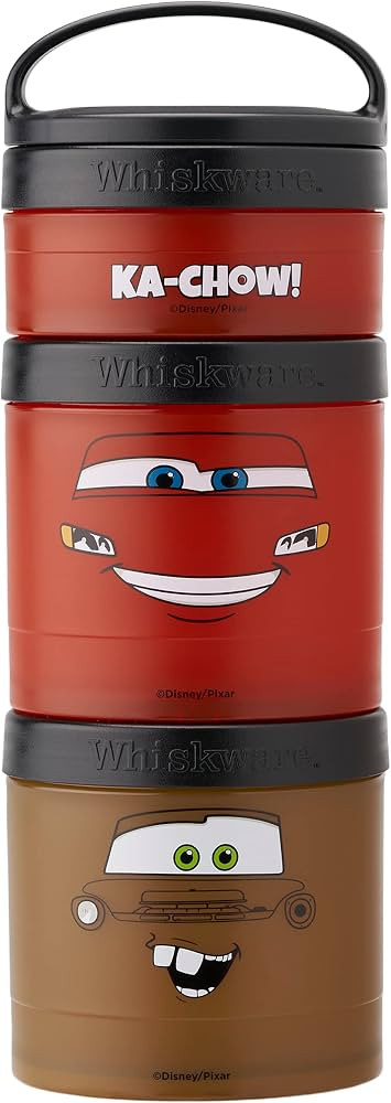 Whiskware Disney Pixar Stackable Snack Containers for Kids and Toddlers, 3 Stackable Snack Cups f... | Amazon (CA)
