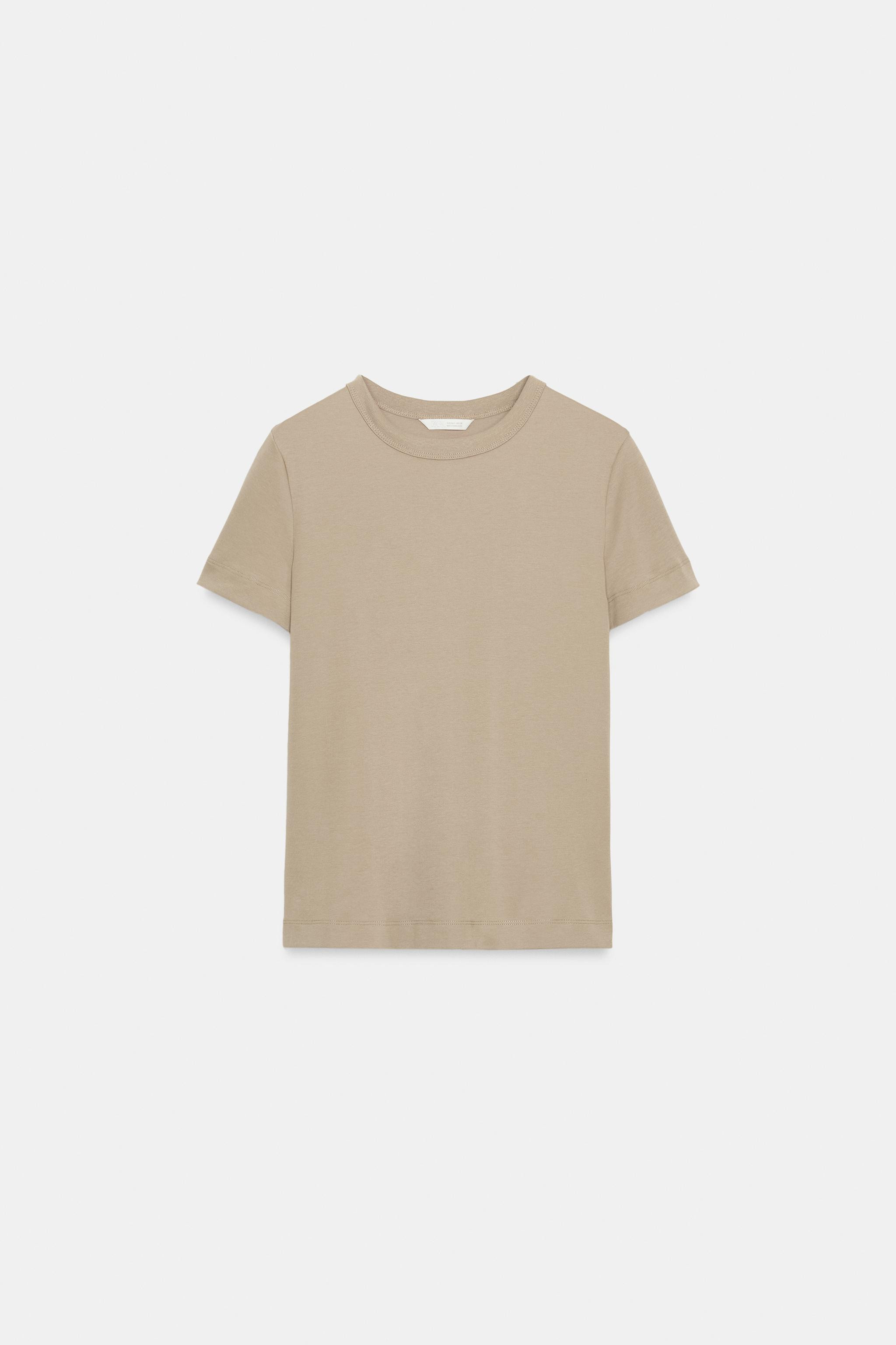 INTERLOCK SHORT SLEEVE T-SHIRT | Zara US