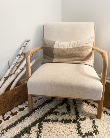 Target home sale.  Target accent chair.  Threshold accent chair.  Neutral living room furniture.  Target furniture.  Target lumbar pillow.  Rugs USA Moroccan area rug.  

#LTKhome #LTKSale