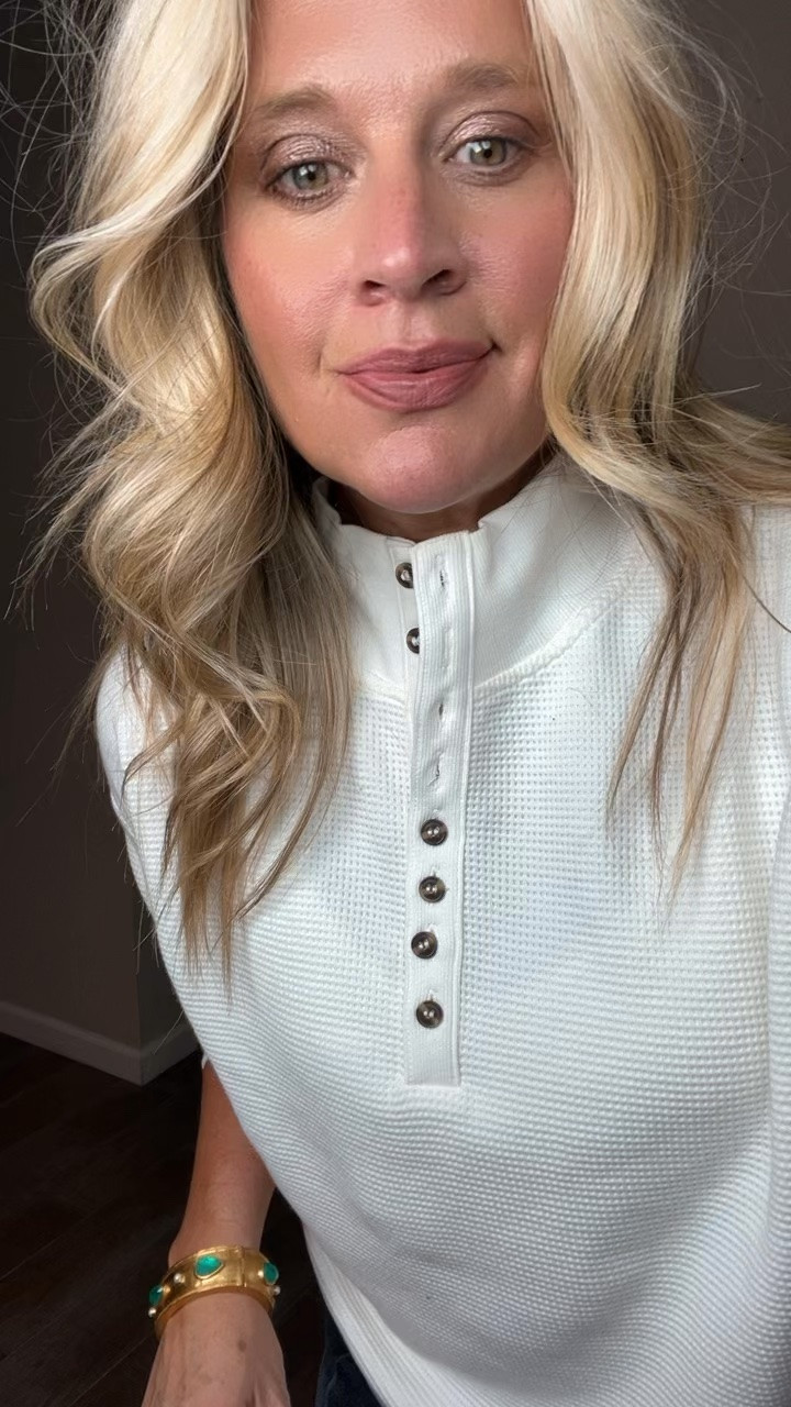 ✨Tap the bell, save and ❤️ start here over 40 fashion, midlife style, midsize fashion and luxury looks for less.  

⬇️Sizing information:
Large top can shrink and (size up if in between sizes.) 
Jeans 12 (size down if in between sizes.) 

This combo is perfect for easy, polished everyday outfits.

* Casual lunch with girlfriends
* Coffee shop or café date
* School pickup or drop-off
* Weekend farmers market
* Target/Walmart errand run
* Casual date night
* Brewery or casual restaurant
* Fall festival or pumpkin patch
* Kids’ sporting event
* Weekend sightseeing or day trip

👑 Helping you look good, feel good.-Lindsey Denver   Check back daily for belly-friendly style, confidence, and Outfit Physics™.

#LTKOver40 #LTKMidsize #LTKPlusSize